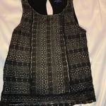 American Eagle  Outfitters Women's Black Crochet Tank Sz M Photo 0