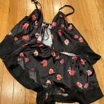 Victoria's Secret Satin Lace Pajama Set Photo 3