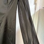 Camomilla Black Cocktail Evening Dress Sheer Long Sleeves Beaded Cuffs Wedding Size 12 Photo 2