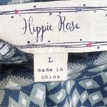 Hippie Rose  Large Diamond Print Blue/Gray/White Skirt Elastic Stretch Wa… Photo 4