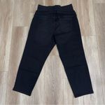 Gap NWT Maternity Size 34/18 True Waistband Full Panel Girlfriend Jeans Black Photo 6