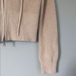 Pink Rose  Beige Knit Sweater Photo 3