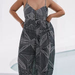 Anthropologie Printed Lounge Jumpsuit Size XL Photo 0