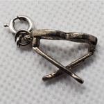 Silver Tone Glasses Charm Silver Photo 2