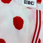 Vintage Nina Donis retro red polka dot swing dress pin up girl long sleeve dress Size M Photo 3