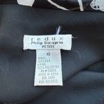 Redux Philip Dicaprio Silk Floral Sleeveless Cowl Neck Midi Dress Size 10 Black Photo 6