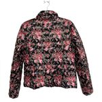 Lands’ End Lightweight Packable Down Puffer Jacket in Pink Floral Print Photo 1