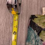 Vintage Echo design metallic glitter floral scarf wrap accessories Blue Photo 5