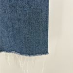 Madewell  Women's Raw Hem Kick Out Cropped casual blue denim Jeans size 20(35) Photo 6