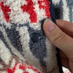 Sleeping on Snow fair isle paneled Sherpa jacket Size S Black Photo 11