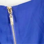 Eliza J Sleeveless Pleated Lined Exposed Back Zipper Fit And Flare Dress Size 6 Photo 5