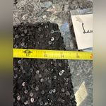 Laurence Kazar Vintage  80’s 90’s Black & Silver Sequin Pencil Skirt Size S NWT Photo 7