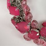 Pink Faceted Stone Statement Necklace Photo 4