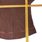 Patagonia Brown Womens Large FullZip Hoodie Sweater Jacket Pocket Organic Cotton Photo 8