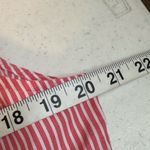 cj banks Women’s CJ.Banks Sleeveless classic button-down shirt stripe Pink/White Size XL Photo 6
