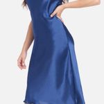 Bebe Satin Cowl Neck Midi Dress Photo 2