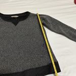 Banana Republic Women’s  Heritage Black Textured Pullover Sweatshirt Size S Small Photo 4