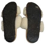 Tory Burch  Women’s Size 8 Ivory Cream Sheldon Shearling Two Band Slides Clogs Photo 5