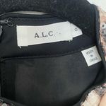 ALC Frank A.L.C. Marshall Sequin Leopard Print Long Sleeve Top Cropped Y2K Glam Photo 4