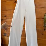 Lulus  Only Tonight Ivory Two-Piece Wide-Leg Jumpsuit Party Cocktail Wedding XS Photo 2