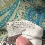 Motherhood Maternity Chiffon Tunic Blouse Green Paisley Print Women's Size Med Photo 5