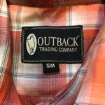 Outback Red  Long Sleeve Plaid Western Shirt S Photo 1