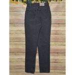 Vintage Rockies Slim Ladies Black Denim Straight Leg Jeans Size 28/7 Long Retro Photo 3
