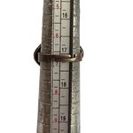 Vintage Cocktail Ring Pink Glass Rhinestones Aurora Borealis Adjustable 6.75 Photo 2