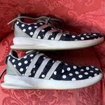Adidas  Navy Polka Dot Sneakers - Women's Size 7.5 Photo 4