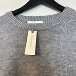 Anthropologie Mare Mare Long-Sleeve Knit Sequin Twofer Mini Dress in Grey NWT Photo 6