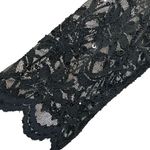 Tiana B  Lace Dress Black Size 12 Slip Dress Round Neck Above The Knee Festive Photo 5