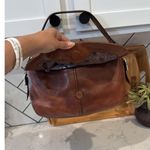 Antonio Melani Vintage gorgeous Brown supple leather shoulder bag Y2K neutral Photo 2