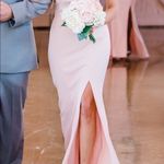 Formal off the shoulder high slit dress Size 8 Photo 1