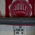 Joule Clothing Navy White Stripe Long Sleeve Polo Shirt Size 8 GUC #6005 Blue Photo 6