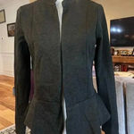 hybrid & company nWT fitted jacket with flare bottom size large Gray Photo 0