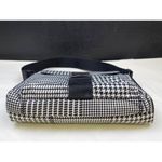 Lauren Ralph Lauren Women's Houndstooth Shoulder Bag Hand Bag SKU 6136 Black Photo 5