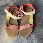 Adjustable Velcro Sandals Orange Size 8 Photo 1
