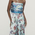 ZARA boho printed floral hippie jumpsuit romper Photo 2