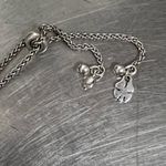 Lucky Brand  Silver Tone Black Rhinestone Pendant Necklace- EUC Photo 3