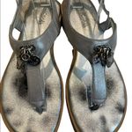 Michael Kors Michael Silver Sandals with Charm Accents Photo 3