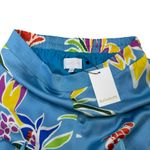 Sugar Lips NWT Floral Pleated Skort Blue Multicolor Tropical Print Size M Photo 5