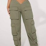 Low Waisted Green Cargo Pants Size XXS Photo 0