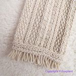 J.Crew NEW  Textured cable-knit lady jacket with fringe, color pale bone, size‎ M Photo 5