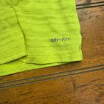 Nike Dri Fit Women's Neon Yellow Athletic Tank Top Racerback Workout Size S Photo 2