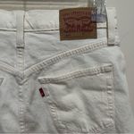 Levi's Levi’s 501 Cream Denim Shorts - Size 27 cutoff 90’s Photo 1