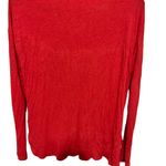 Bordeaux  red long sleeve ribbed shirt size small Photo 4