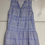 Tuckernuck OLIPHANT  BLUE MINI DRESS COTTON LARGE Photo 0