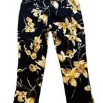 New York & Co. NWT, Signature Fit Floral Print Crop Straight Leg Pant, Sz 4 Photo 4