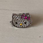 Hello Kitty Y2k  head bedazzled rhinestone ring Photo 1
