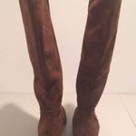 Suede Boots Brown Size 7 Photo 2